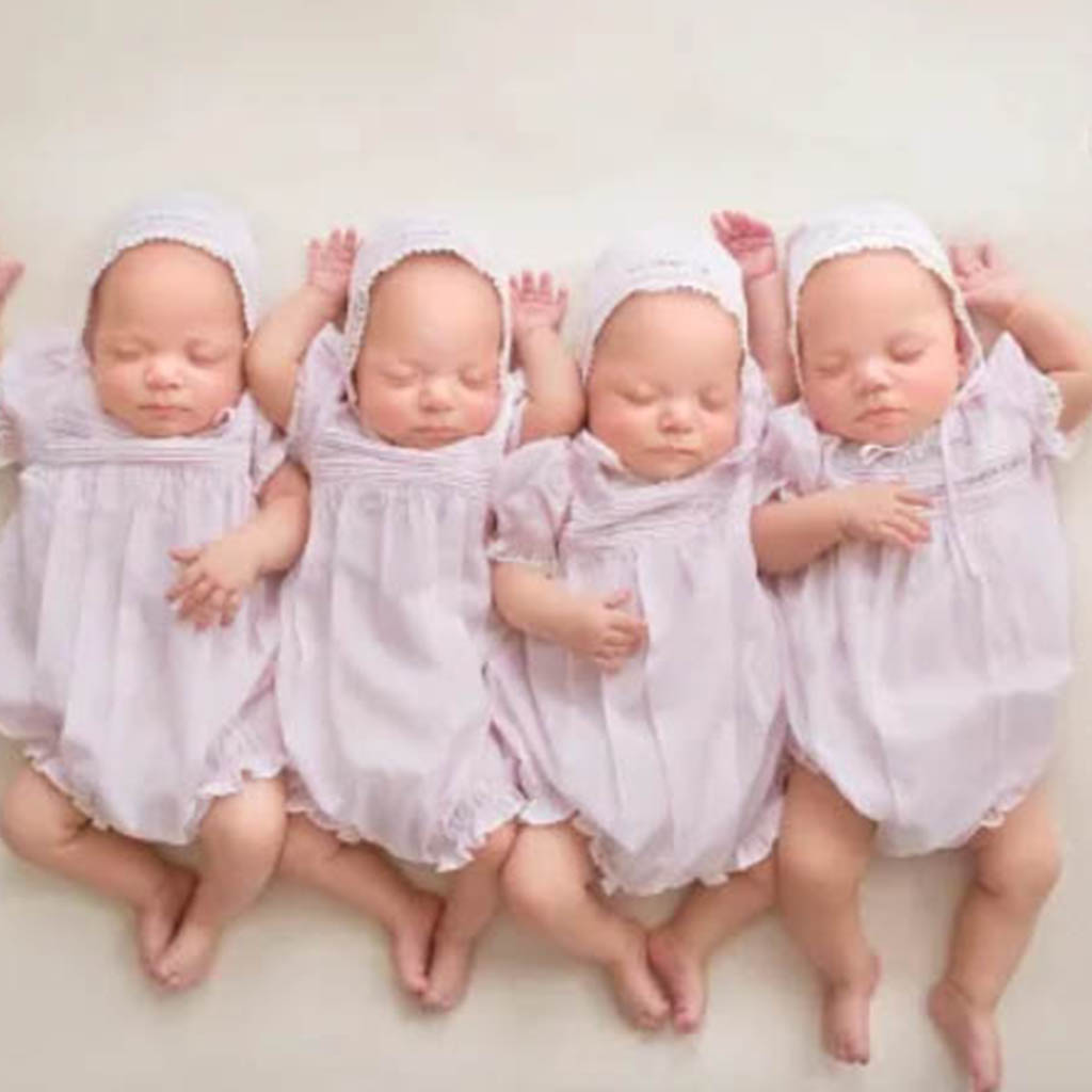 Mom Beat Odds Of One In Million To Give Birth To Identical Quadruplets Baby And Mom Story